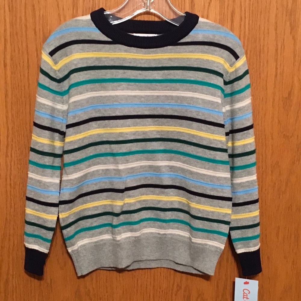 Cat&Jack striped Boys Sweater size 4T.